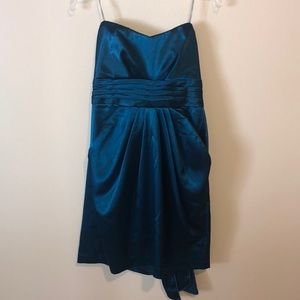 Formal strapless mini dress